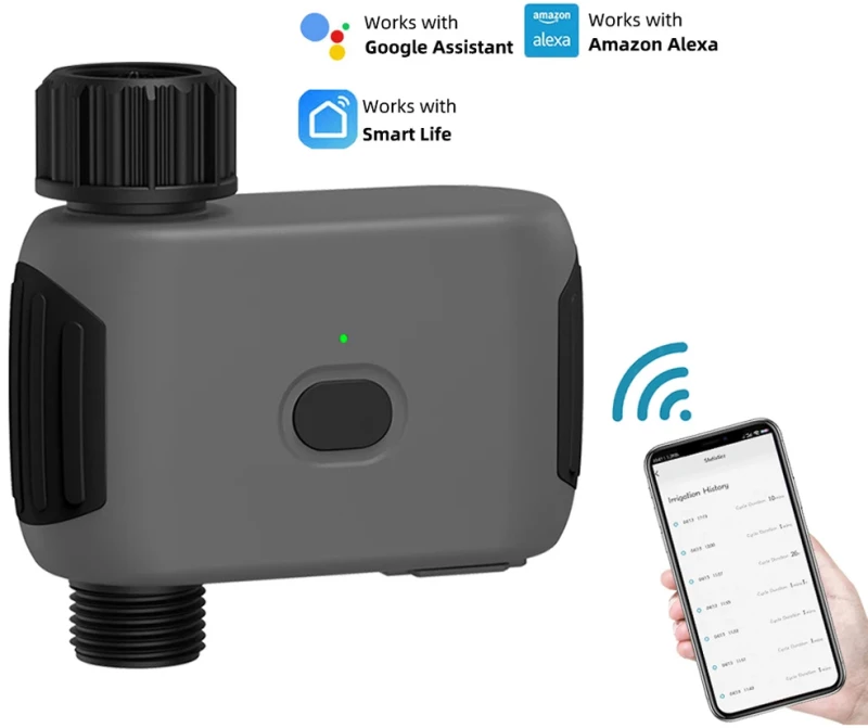 INHOCON smart προγραμματιστής ποτίσματος SGW03W, WiFi, IP55