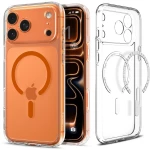 Θήκη Spigen Ultra Hybrid Magsafe για iPhone Apple 17 Pro  Διάφανο-Πορτοκαλί