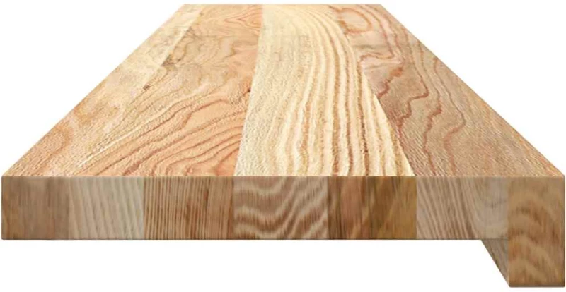 vidaXL Περβάζια παραθύρων 2 τεμ. 100x20x2 εκ. Ακατέργαστο Μασίφ Δρυός