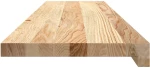vidaXL Περβάζια παραθύρων 2 τεμ. 100x30x2 εκ. Ακατέργαστο Μασίφ Δρυός