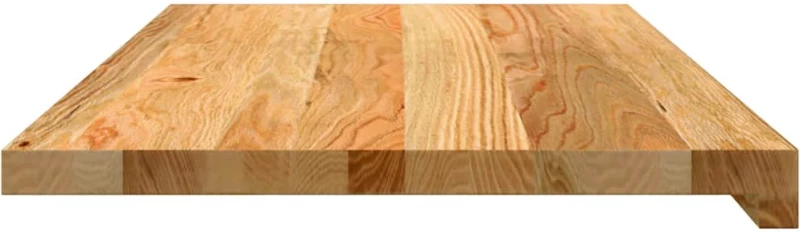 vidaXL Περβάζια παραθύρων 2 τεμ. Αν. Καφέ 80x40x2 εκ. Μασίφ Ξύλο Δρυός
