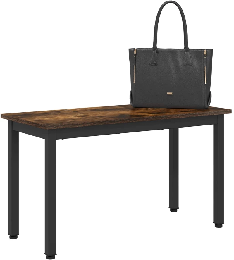 vidaXL παγκάκι Καπνιστό Δρύς 80 x 35 x 45 cm Επεξεργασμένο ξύλο