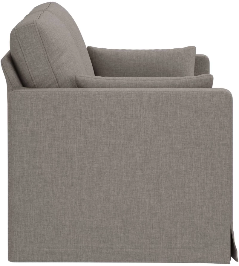 vidaXL Καναπές Taupe 139 x 78 x 80 εκ ύφασμα