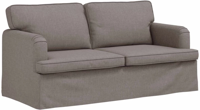 vidaXL Καναπές Taupe 162 x 80 x 85 εκ ύφασμα