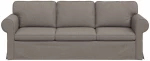 vidaXL Καναπές Taupe 215 x 82 x 80 εκ ύφασμα