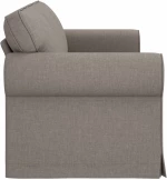vidaXL Καναπές Taupe 215 x 82 x 80 εκ ύφασμα
