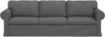 vidaXL Καναπές Σκούρο Γκρι 245 x 82 x 80 εκ ύφασμα