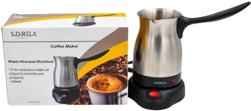 Ηλκτρικό μπρίκι μεταλλικό 600ml