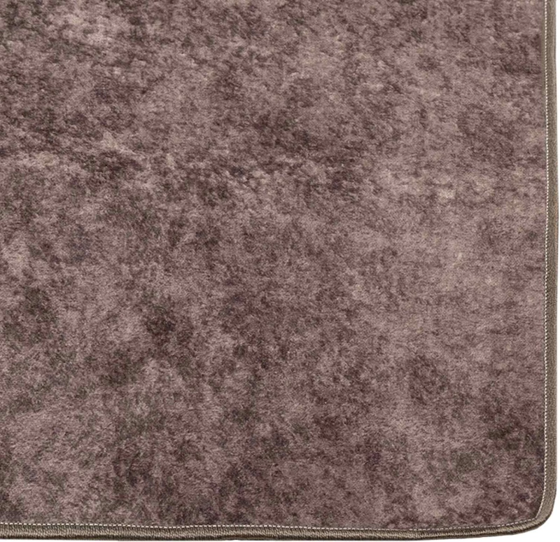 vidaXL Χαλί Runner MARSA Γκρι 80 x 100 cm Πολυέστερ και PVC
