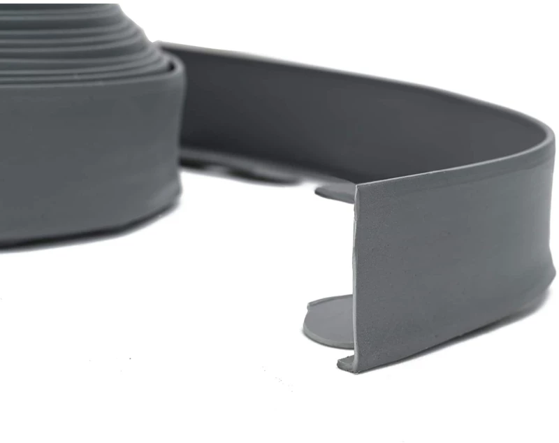 vidaXL Περιγράμματα γκαζόν Γκρι 3000 x 4 x 5 cm Πλαστικό