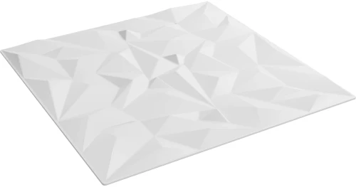 vidaXL Πάνελ τοίχου 12 pcs Λευκό 50 x 50 cm Φελιζόλ XPS