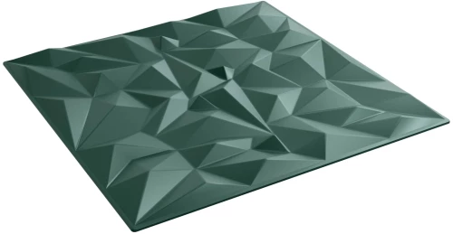 vidaXL Πάνελ τοίχου 12 pcs Αμέθυστος Πράσινο 50 x 50 cm Φελιζόλ XPS