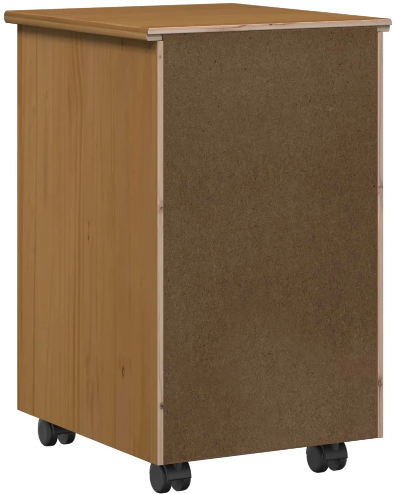 vidaXL Κινητό Ντουλάπι MOSS Μέλι Καφέ 34 x 39 x 56 εκ Στερεό πεύκο