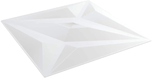 vidaXL Πάνελ τοίχου Αστέρι 24 pcs Άσπρο Αστέρι 50 x 50 cm Φελιζόλ XPS