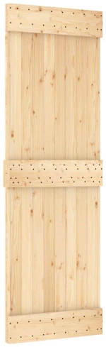 vidaXL Πόρτα NARVIK Φυσικό 70 x 210 cm Συμπαγές Ξύλο Πεύκου