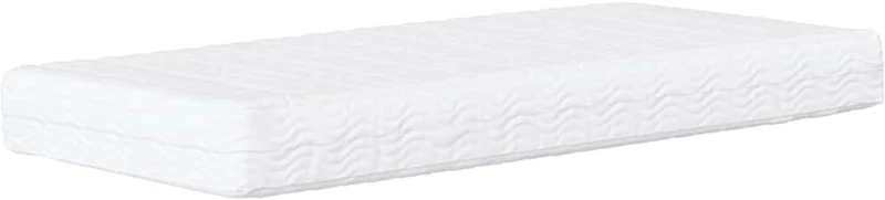 vidaXL Κρεβάτι γωνίας με στρώμα με στρώμα 2 pcs Taupe ύφασμα