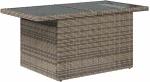 vidaXL Σετ Καναπέ Κήπου 8 pcs Γκρι και Navy Blue συνθετικό ρατάν
