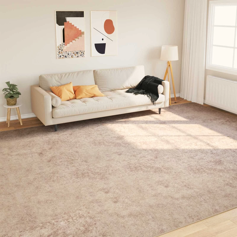 vidaXL Χαλί Runner MARSA Μπεζ 300 x 400 cm Πολυέστερ και PVC