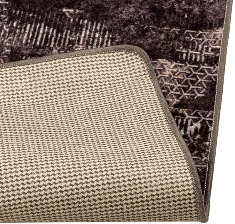vidaXL Χαλί Runner MARSA Μαύρο 50 x 150 cm Πολυέστερ και PVC