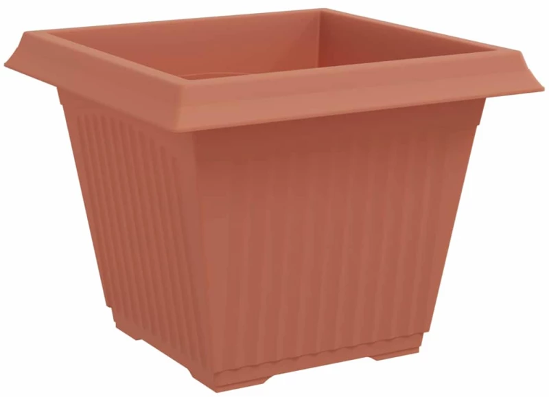 vidaXL Γλάστρες φυτών 6 pcs Κεραμιδί 43 x 43 x 33,5 εκ Πλαστικό