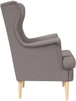 vidaXL Πολυθρόνα Taupe Ύφασμα