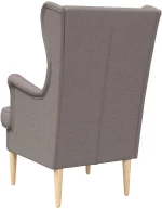 vidaXL Πολυθρόνα Taupe Ύφασμα