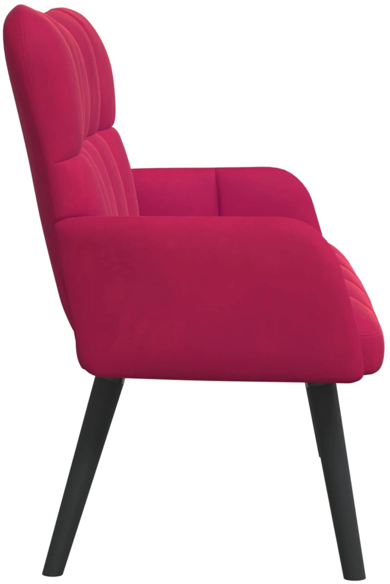 vidaXL Διθέσιος Καναπές Μπορντό 115 x 61 x 87 εκ. Βελούδο