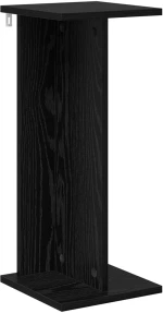vidaXL Βάση φυτών Μαύρη Δρυς 25 x 25,5 x 60,5 εκ.