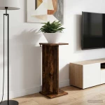 vidaXL Βάση φυτών 2 pcs Καπνιστή Δρυς 25 x 25,5 x 60,5 εκ.