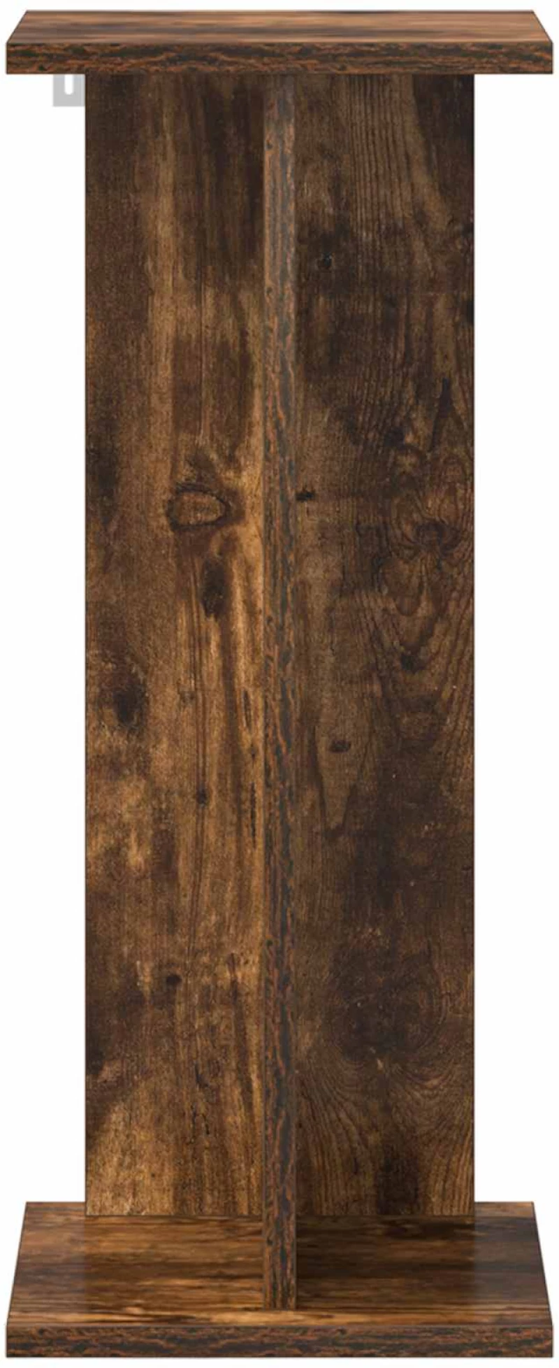 vidaXL Βάση φυτών 2 pcs Καπνιστή Δρυς 25 x 25,5 x 60,5 εκ.