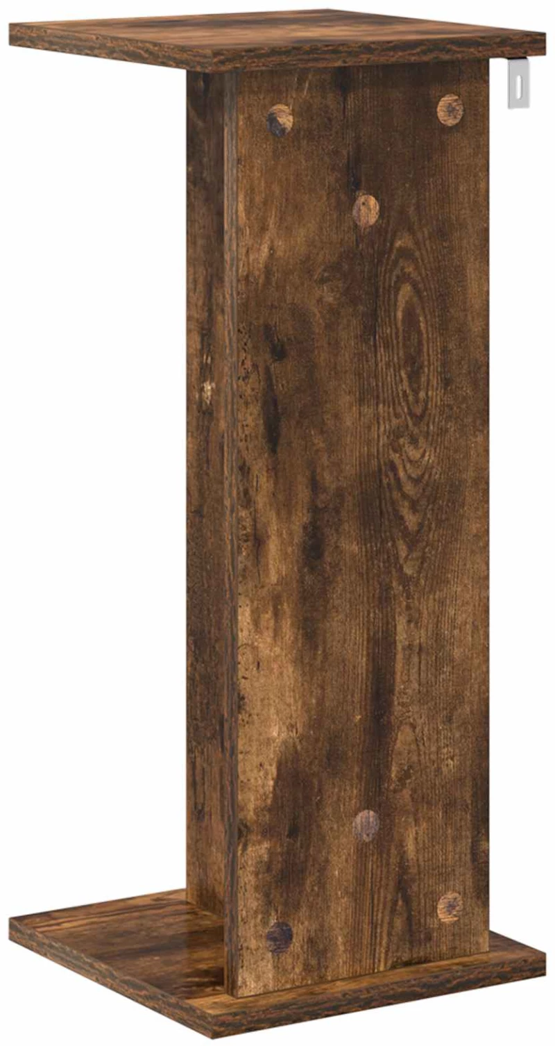 vidaXL Βάση φυτών 2 pcs Καπνιστή Δρυς 25 x 25,5 x 60,5 εκ.