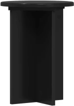 vidaXL Βάση φυτών 2 pcs Μαύρο Ø29,5 x 40 εκ. Επεξεργασμένο Ξύλο