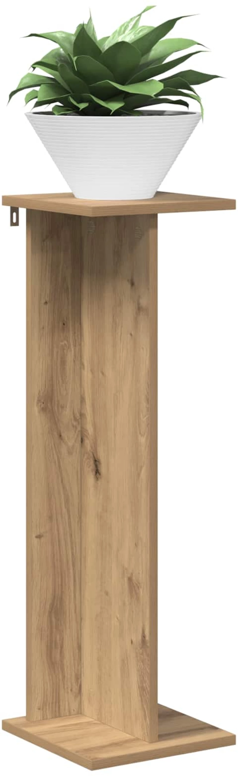 vidaXL Βάση φυτών 2 pcs Τεχνίτικη Δρυς 25 x 25,5 x 80,5 εκ.