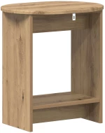 vidaXL Τραπεζάκι Πλευράς Artisan Δρυς 50 x 39,5 x 55 εκ