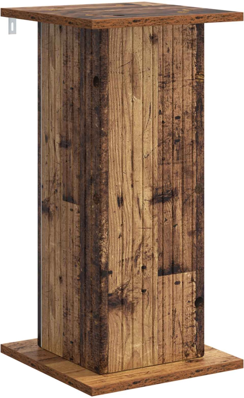 vidaXL Βάση φυτών Παλαιωμένο ξύλο 30,5 x 30 x 60,5 εκ
