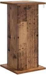 vidaXL Βάση φυτών Παλαιωμένο ξύλο 30,5 x 30 x 60,5 εκ