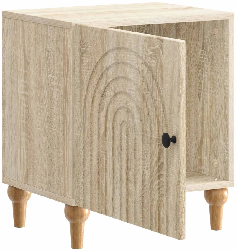 vidaXL Κομοδίνο Sonoma Δρυς 43 x 34,5 x 50 εκ Επεξεργασμένο Ξύλο