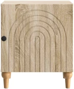 vidaXL Κομοδίνο Sonoma Δρυς 43 x 34,5 x 50 εκ Επεξεργασμένο Ξύλο