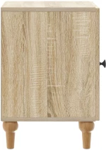 vidaXL Κομοδίνο Sonoma Δρυς 43 x 34,5 x 50 εκ Επεξεργασμένο Ξύλο