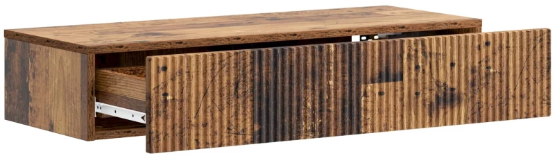 vidaXL Τραπεζάκι Τοίχου Παλαιωμένο ξύλο 87,5 x 34,5 x 17 εκ.