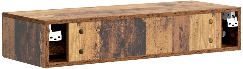 vidaXL Τραπεζάκι Τοίχου Παλαιωμένο ξύλο 87,5 x 34,5 x 17 εκ.
