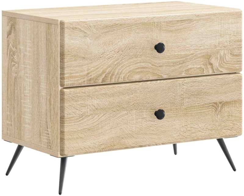 vidaXL Κομοδίνο Sonoma Δρυς 62 x 34,5 x 47,5 εκ Επεξεργασμένο Ξύλο