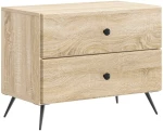vidaXL Κομοδίνο Sonoma Δρυς 62 x 34,5 x 47,5 εκ Επεξεργασμένο Ξύλο