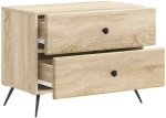 vidaXL Κομοδίνο Sonoma Δρυς 62 x 34,5 x 47,5 εκ Επεξεργασμένο Ξύλο