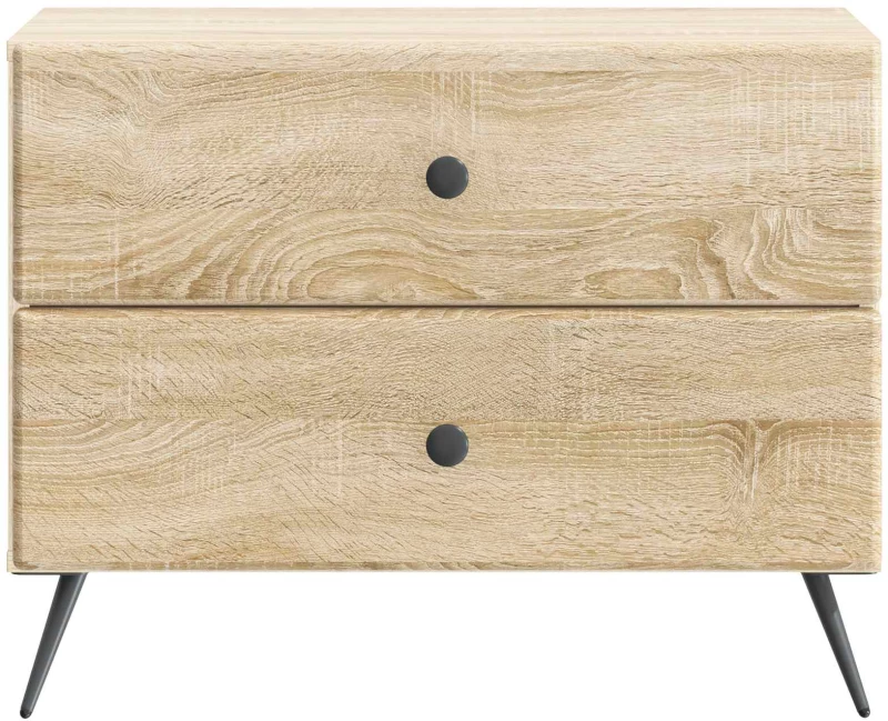 vidaXL Κομοδίνο Sonoma Δρυς 62 x 34,5 x 47,5 εκ Επεξεργασμένο Ξύλο