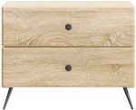 vidaXL Κομοδίνο Sonoma Δρυς 62 x 34,5 x 47,5 εκ Επεξεργασμένο Ξύλο