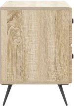 vidaXL Κομοδίνο Sonoma Δρυς 62 x 34,5 x 47,5 εκ Επεξεργασμένο Ξύλο