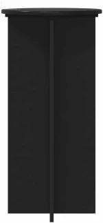 vidaXL Βάση φυτών 2 pcs Μαύρο 40 x 40 x 80 cm Επεξεργασμένο Ξύλο
