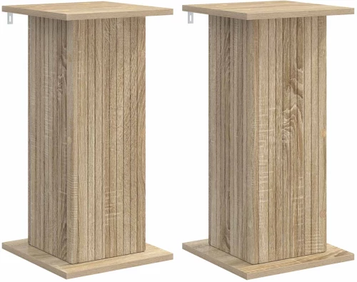 vidaXL Βάση φυτών 2 pcs Sonoma Δρυς 30,5 x 30 x 60,5 εκ