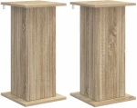 vidaXL Βάση φυτών 2 pcs Sonoma Δρυς 30,5 x 30 x 60,5 εκ